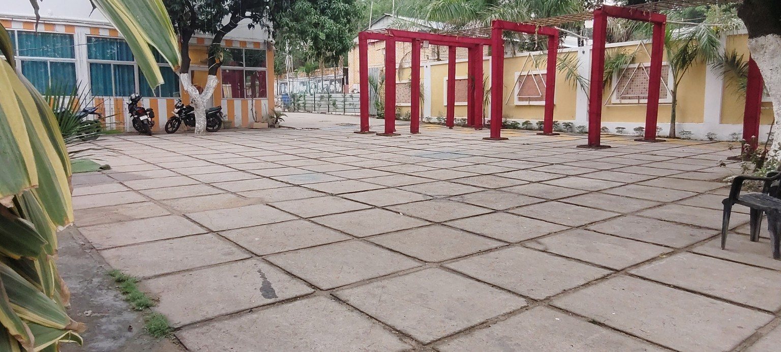 Outdoor celebration courtyard at Aamantran Greens Dhanbad